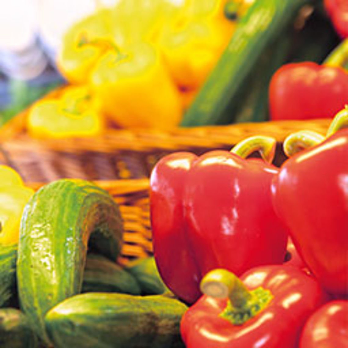 Frisches Gemüse für den Salat - Block House Am Naschmarkt
